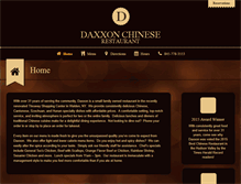 Tablet Screenshot of daxxonchinese.com